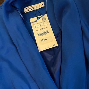 Zara Blue Dress NWT Size L